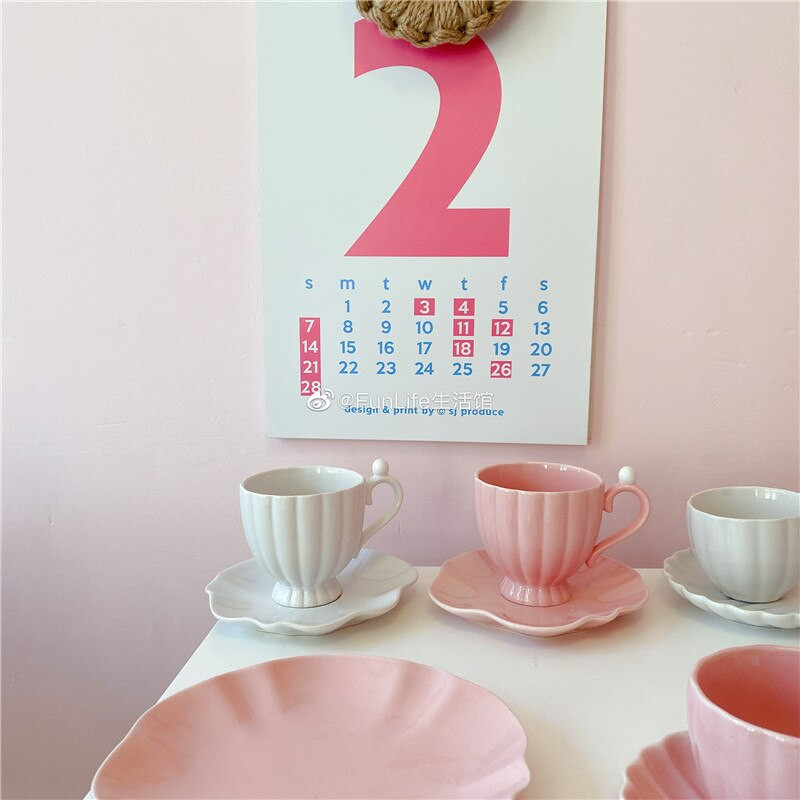 Simplitate Creativitate Farfurioară de porțelan Nordic Lux Modern Eco Friendly Ceașă de cafea Ceramica Canecas Reutilizabile Dining EK50BD