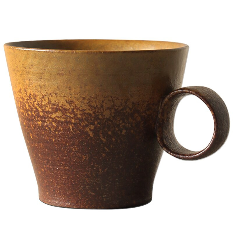 Egyszerű kávéscsésze pár pár csésze Retro japán kerámia Vintage kávés bögre Délutáni tea Hordozható nyári csésze Szklanki Italkészlet