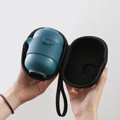 Creative Color Glaze utazási teáskészlet 1 teáskanna 1 teáscsésze kávéscsésze készlet Kerámia csészék és bögrék Puer Tea Leaf Infuser Yixing vízforraló