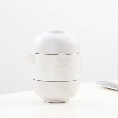 Creative Color Glaze utazási teáskészlet 1 teáskanna 1 teáscsésze kávéscsésze készlet Kerámia csészék és bögrék Puer Tea Leaf Infuser Yixing vízforraló
