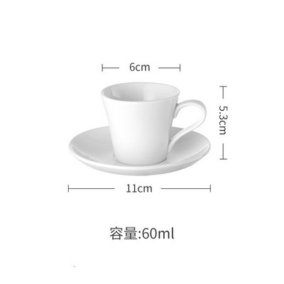 Kiváló olasz eszpresszó csészealj fehér kerámia teáscsésze porcelán tejes bögre születésnapi ajándékok 1db