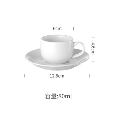 Kiváló olasz eszpresszó csészealj fehér kerámia teáscsésze porcelán tejes bögre születésnapi ajándékok 1db