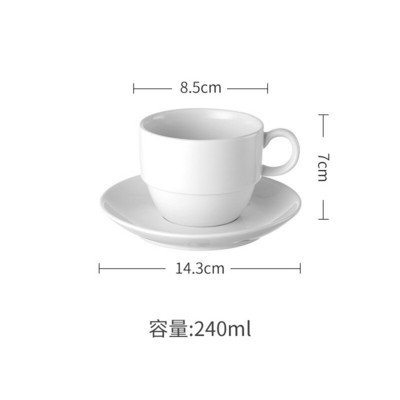 Kiváló olasz eszpresszó csészealj fehér kerámia teáscsésze porcelán tejes bögre születésnapi ajándékok 1db