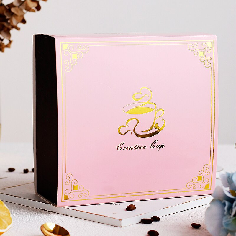 Divat Phnom Penh kerámia kávés tea csésze és csészealj luxus ajándék szett Otthoni parti ivóeszköz 200 ml