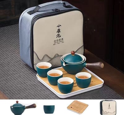 19 Styles kínai Kung Fu teáskészlet Utazó teáskészlet Kerámia hordozható teáskészlet teáskanna teafőző Infuser teáscsésze teához