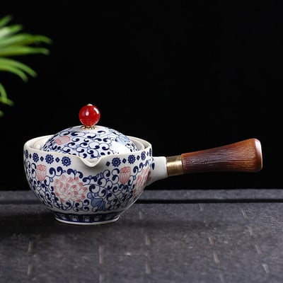 19 Styles kínai Kung Fu teáskészlet Utazó teáskészlet Kerámia hordozható teáskészlet teáskanna teafőző Infuser teáscsésze teához