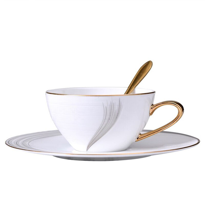 ceașcă de cafea pentru Europa ceașcă din porcelană ceașcă ceașcă și farfurii linguriță set design tazas de cafe ceașcă espresso cafea europeană 220-300ml