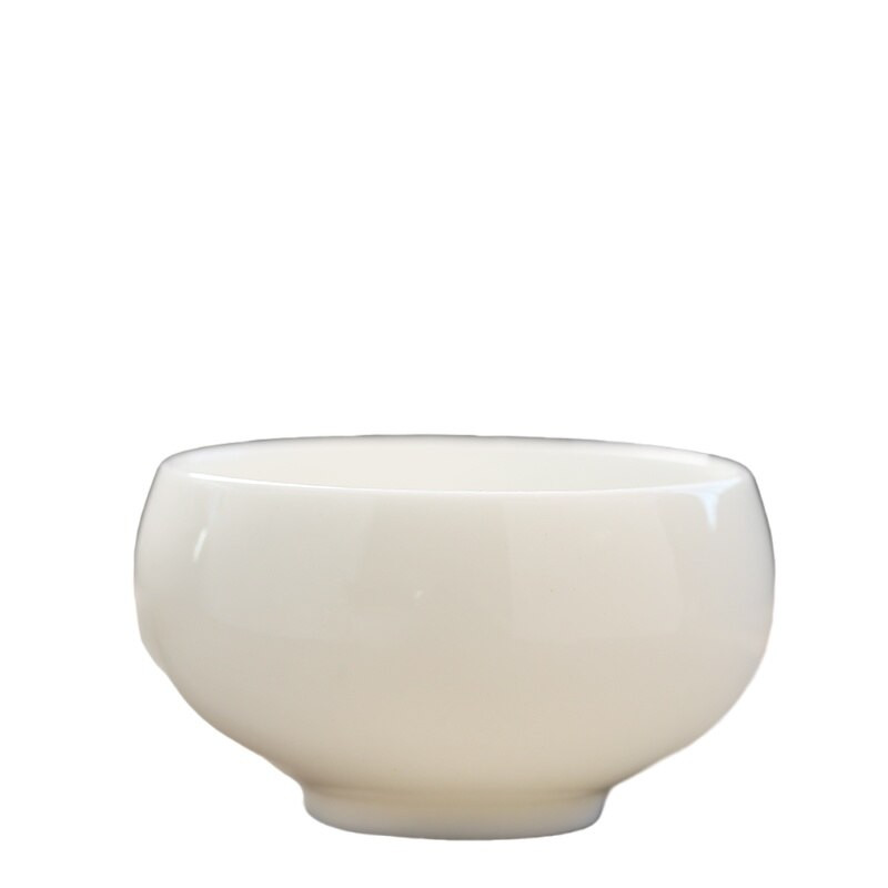 3db/csomag Lanolin Jade Dehua fehér porcelán teáscsésze Kungfu teáskészlet Pu'er fekete teás rock tea nem forró tea csésze ivópohár