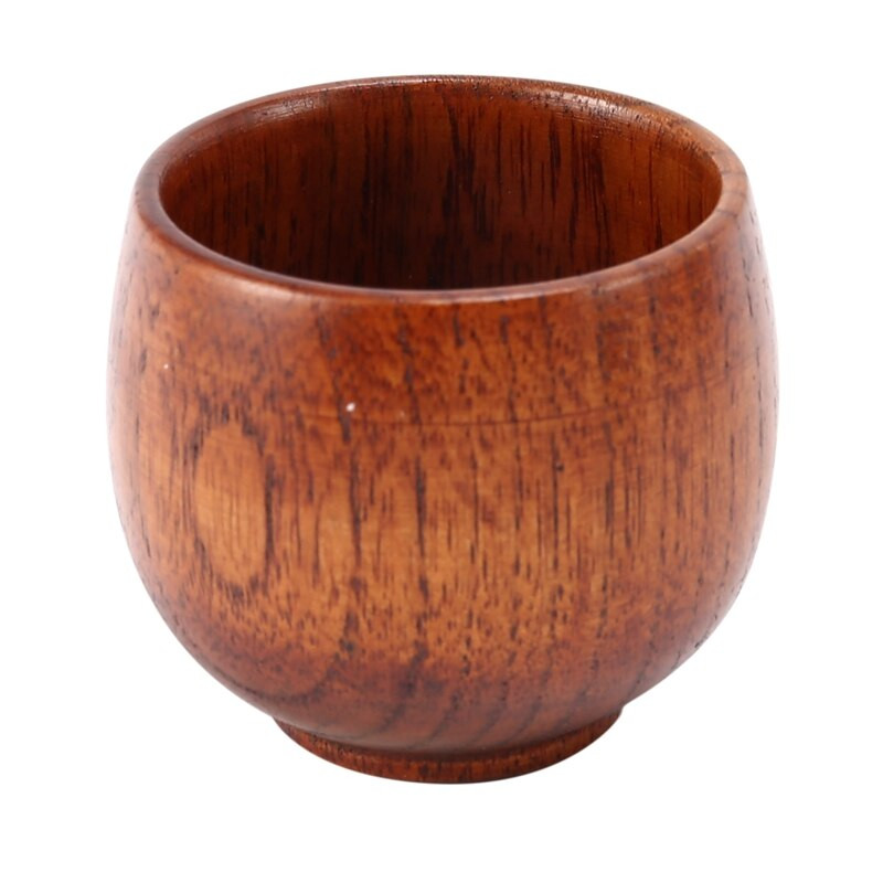 5 vnt Kūrybinis arbatos rinkinys mažas medinis puodelis mažas puodelis žalias medinis puodelis su natūralaus medžio vyno puodeliu medinis arbatos gėrimo puodelis
