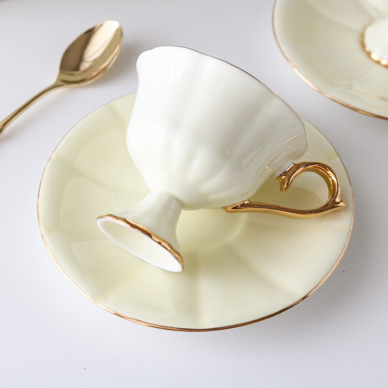 Elegáns modern skandináv porcelán csészealj Kreativitás Környezetbarát újrafelhasználható kávéscsésze kézzel készített Canecas belső dekor EK50BD