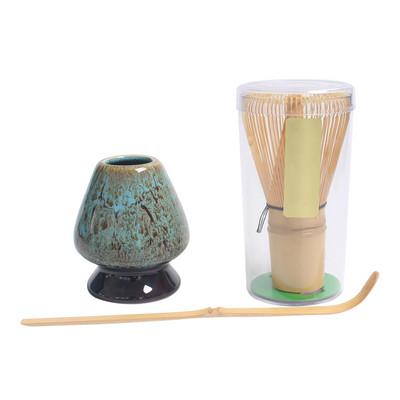 Tea Whisk Matcha Brush Bamboo Japanese Ceremony Green Rush Tool Grinder Infusions Professzionális 3db/szett ecsetek