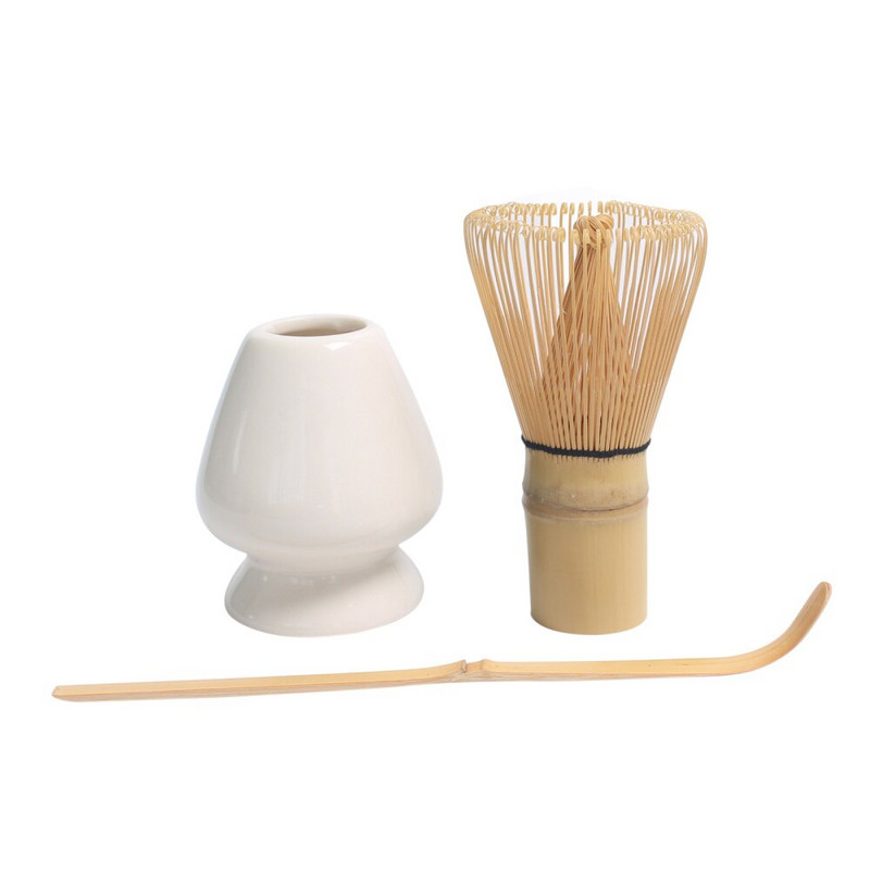 Tea Whisk Matcha Brush Bamboo Japanese Ceremony Green Rush Tool Grinder Infusions Professzionális 3db/szett ecsetek