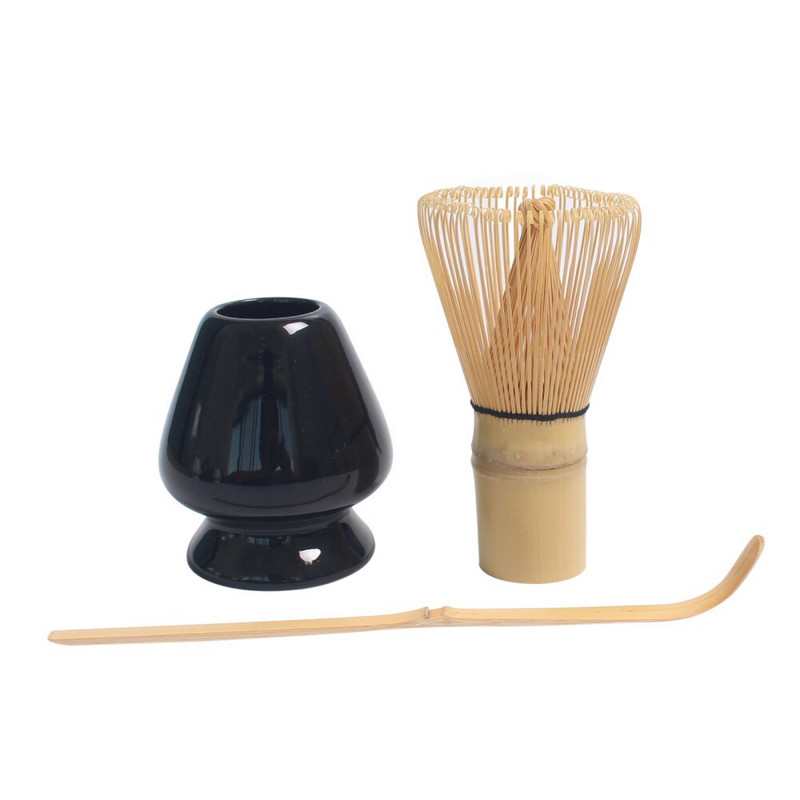 Tea Whisk Matcha Brush Bamboo Japanese Ceremony Green Rush Tool Grinder Infusions Professzionális 3db/szett ecsetek