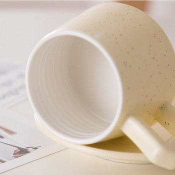 Порцеланова чаша за кафе и чинийка от костен порцелан дизайн на сервиз за кафе Top Grade очертания в злато Комплект чаша за чай и чинийка Комплект чинийки