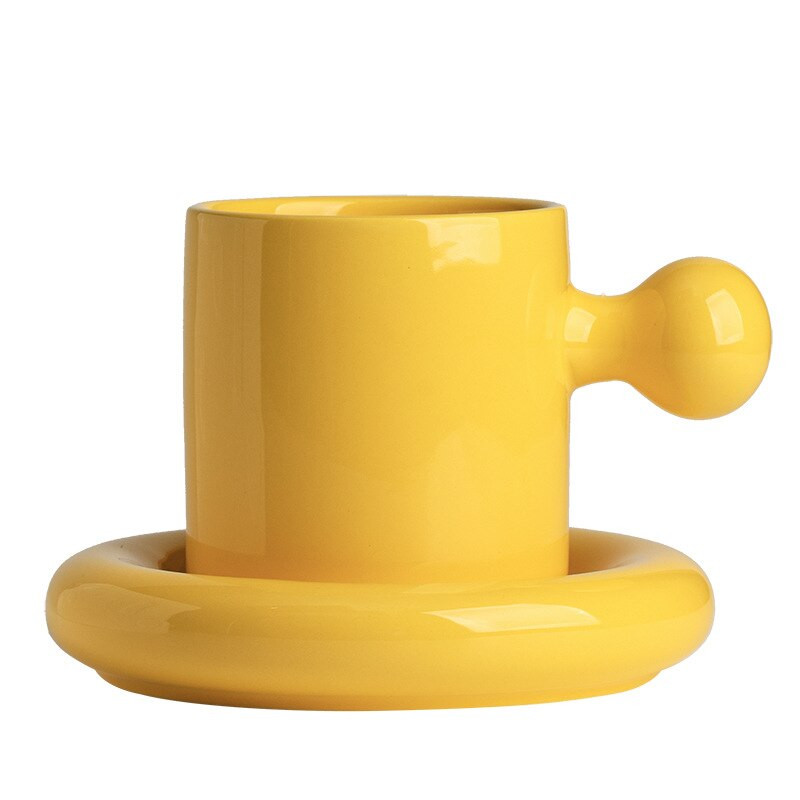 Nordic Style kerámia csésze alátét kreatív pár kávés csésze porcelán teáscsészék és csészealjak karácsonyi ajándék készlet italos edények