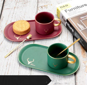 Mate Phnom Penh marmură ceașcă farfurie ceașcă de cafea vas costum european ceai după-amiază ceașcă de ceai cadou de Crăciun