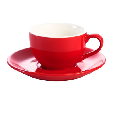 MHV 150 ml-es kiváló minőségű kerámia kávéscsészék Kávéscsésze készlet Egyszerű európai stílusú Cappuccino virágos csészék Latte