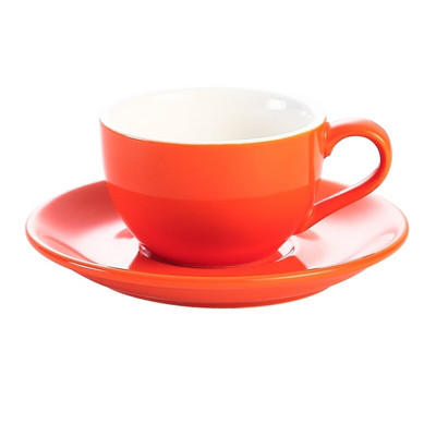 MHV 150 ml-es kiváló minőségű kerámia kávéscsészék Kávéscsésze készlet Egyszerű európai stílusú Cappuccino virágos csészék Latte