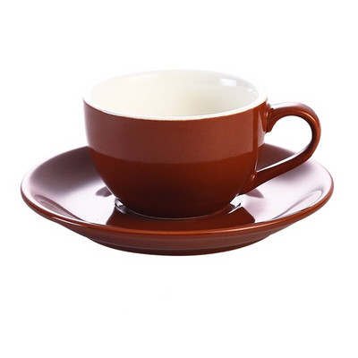 MHV 150 ml-es kiváló minőségű kerámia kávéscsészék Kávéscsésze készlet Egyszerű európai stílusú Cappuccino virágos csészék Latte