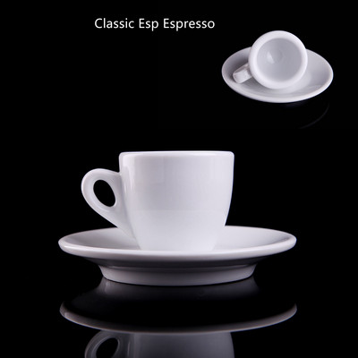 Cești de cafea profesionale Cești de espresso Seturi de farfurii Cești de ceai din ceramică Concurs Special 55ml Grosime 9mm Cafea italiană TumbDropshing