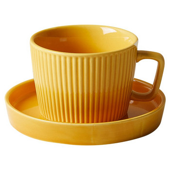 CHANSHOVA 220ml Керамични комплекти чаши за чай и чинийки Персонализирана порцеланова чаша Комплект чаши за кафе C005
