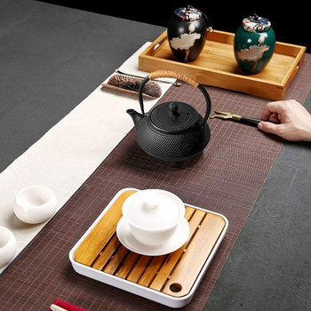 UPORS Японска желязна кана за чай с инфузер от неръждаема стомана Чугунен чайник Чайник за чай за вряща вода Oolong Tea 600/800/1200ML