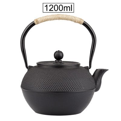UPORS japoniškas geležinis arbatos puodas su nerūdijančio plieno infuzoriumi Ketaus arbatinukas arbatos virdulys verdančiam vandeniui Oolong arbata 600/800/1200ml