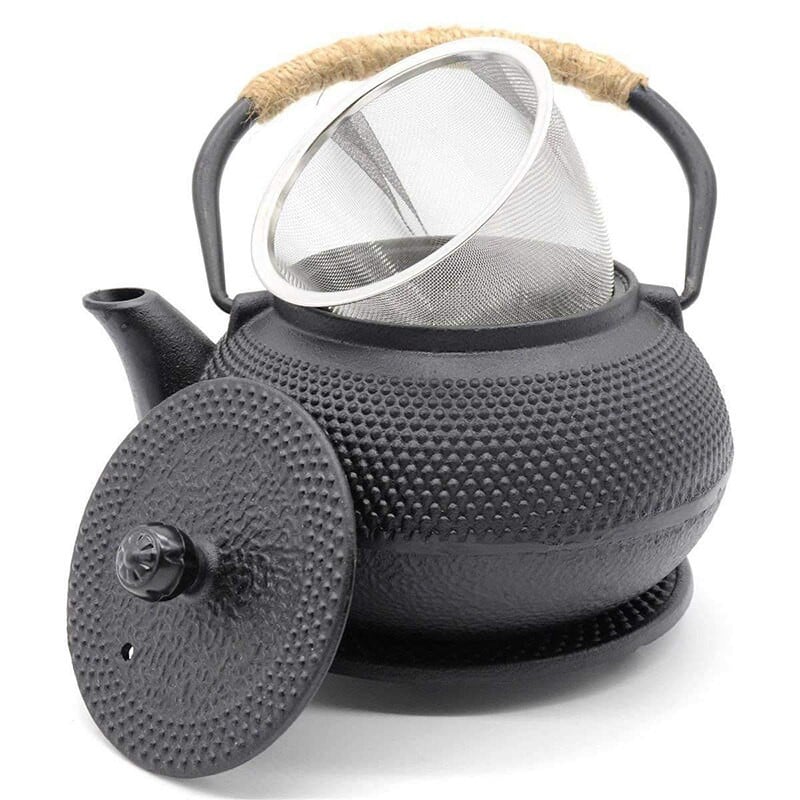 UPORS japoniškas geležinis arbatos puodas su nerūdijančio plieno infuzoriumi Ketaus arbatinukas arbatos virdulys verdančiam vandeniui Oolong arbata 600/800/1200ml