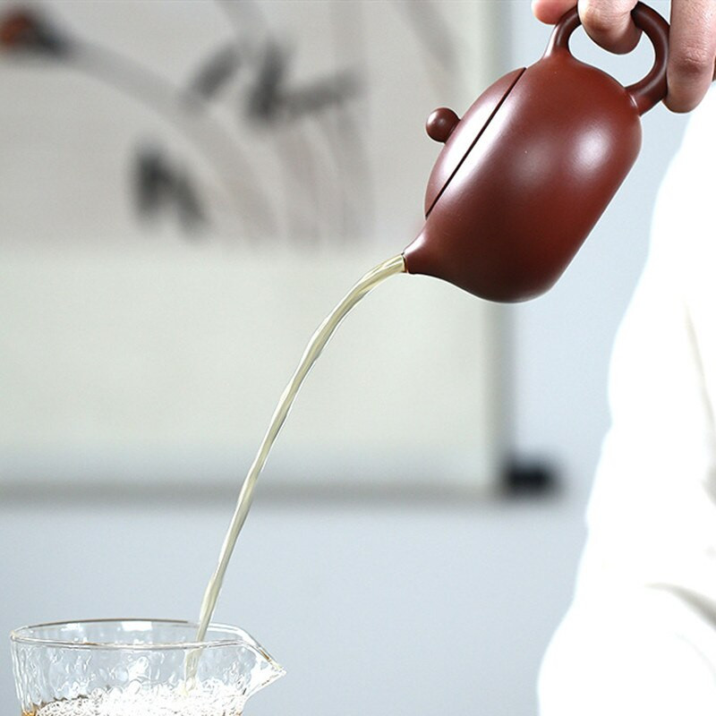 Ceainice Yixing din lut violet de 250 ml, ceainic Xishi, filtru cu 188 bile, ceainic Master Handmade Zisha Teaware Dahongpao autentic