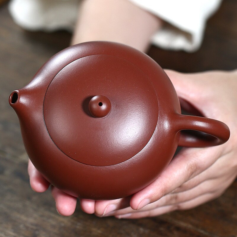 Ceainice Yixing din lut violet de 250 ml, ceainic Xishi, filtru cu 188 bile, ceainic Master Handmade Zisha Teaware Dahongpao autentic