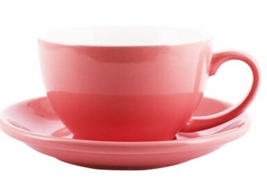 Ceașă de cafea și farfurie Cappuccino lucioasă Latte Veselă de porțelan Seturi de cafea 220 ml Vesălă ceramică Espresso Cadou