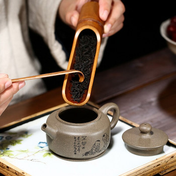 150 мл лилави глинени чайници Yixing Топчеста инфузер Ръчно изработена кана за чай Секция от сурова руда Чайник за красота с кал Китайски комплект за чай Zisha