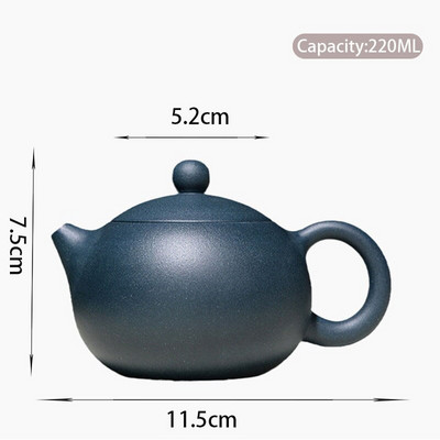 220 ml Yixing Garsūs purpurinio molio arbatinukai Kamuoliukai Filtras Xishi Arbatos Puodas Grožio virdulys Ore Rankų darbo Zisha arbatos rinkinys Išskirtinės dovanos