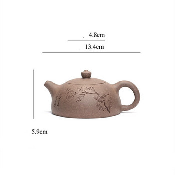 NLSLASI 220ML Yixing Purple Clay Teapot Xi Shi Teapot Dahongpao Чаен комплект Travel Portable Famous Handmade Kettle Holes Filter