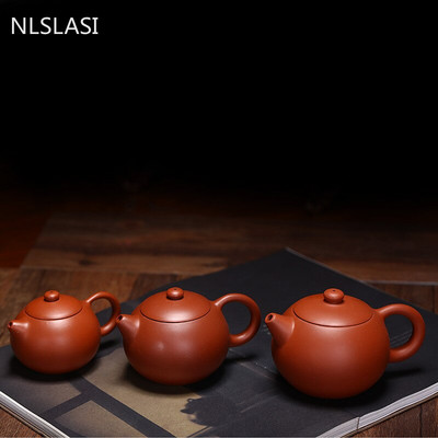 NLSLASI Autentiškas Yixing arbatinukas purpurinio molio Xi Shi arbatinukas Dahongpao virdulys Rankų darbo arbatos rinkinys Kinijos arbatos ceremonijos reikmenys