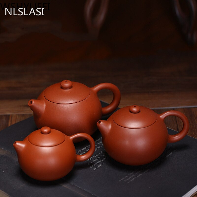 NLSLASI Autentiškas Yixing arbatinukas purpurinio molio Xi Shi arbatinukas Dahongpao virdulys Rankų darbo arbatos rinkinys Kinijos arbatos ceremonijos reikmenys