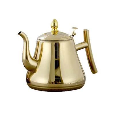 Čajnik od 1/1,5/2 litre Kuhalo za vodu od nehrđajućeg čelika s filtrom Lonac za čaj za kineski plinski štednjak Indukcijsko kuhalo za čaj Zlato Srebro