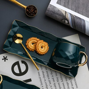 Set de căni de cafea de lux, în stil european, set de ceai de după-amiază, ceașcă de lapte rafinată, suc de apă, cadou de cafea de uz casnic