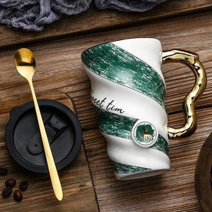 Set de căni de cafea de lux, în stil european, set de ceai de după-amiază, ceașcă de lapte rafinată, suc de apă, cadou de cafea de uz casnic