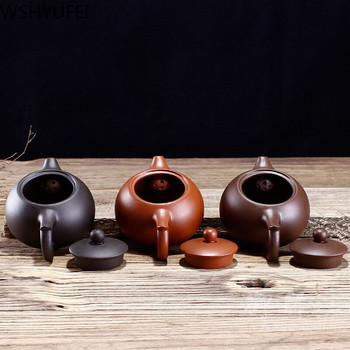 Китайска лилава глинена тенджера Yixing Ръчно изработена тенджера Dahongpao Mud Tea Set xishi teapot Персонализирани подаръци Автентичен 120 ml