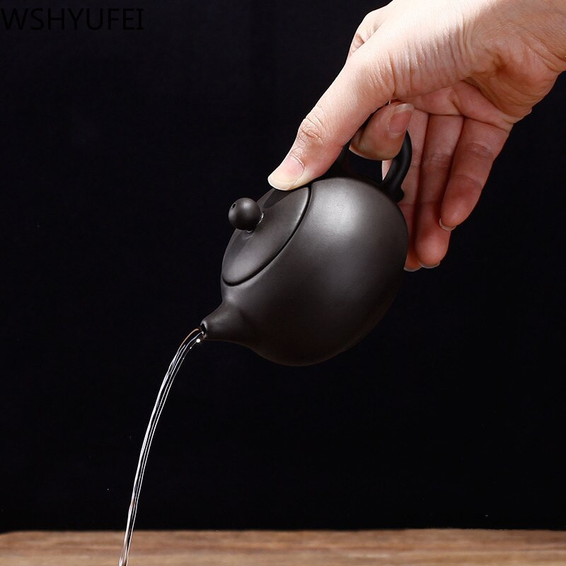 Kineski Yixing ljubičasti glineni lonac za čaj Ručno izrađen lonac Dahongpao Set za čaj od blata xishi čajnik Prilagođeni darovi Autentičan 120 ml