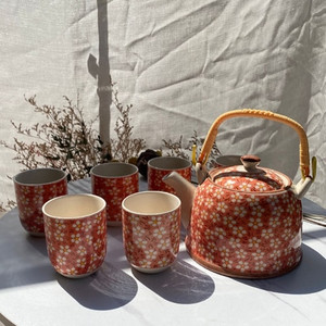 Τσαγιέρα China Porcelain with Strainer Net High Capacity 500 900ML Traditional Chinese Retro Ceramic Tea Set