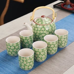 Τσαγιέρα China Porcelain with Strainer Net High Capacity 500 900ML Traditional Chinese Retro Ceramic Tea Set