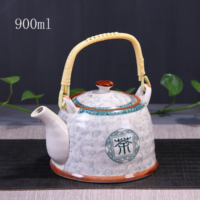 Τσαγιέρα China Porcelain with Strainer Net High Capacity 500 900ML Traditional Chinese Retro Ceramic Tea Set