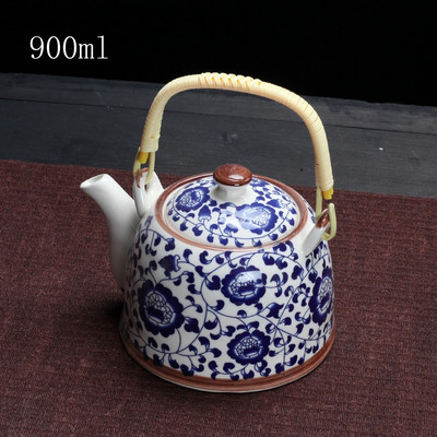 Τσαγιέρα China Porcelain with Strainer Net High Capacity 500 900ML Traditional Chinese Retro Ceramic Tea Set