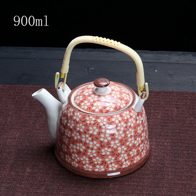 Τσαγιέρα China Porcelain with Strainer Net High Capacity 500 900ML Traditional Chinese Retro Ceramic Tea Set