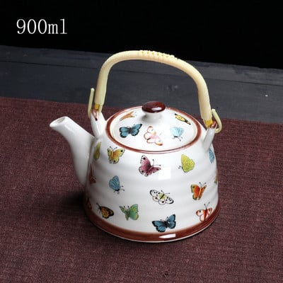 Τσαγιέρα China Porcelain with Strainer Net High Capacity 500 900ML Traditional Chinese Retro Ceramic Tea Set