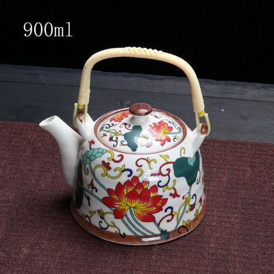 Τσαγιέρα China Porcelain with Strainer Net High Capacity 500 900ML Traditional Chinese Retro Ceramic Tea Set