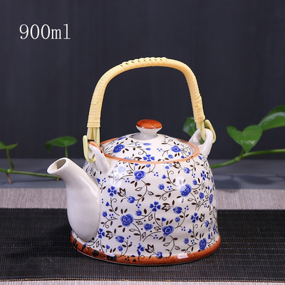Τσαγιέρα China Porcelain with Strainer Net High Capacity 500 900ML Traditional Chinese Retro Ceramic Tea Set