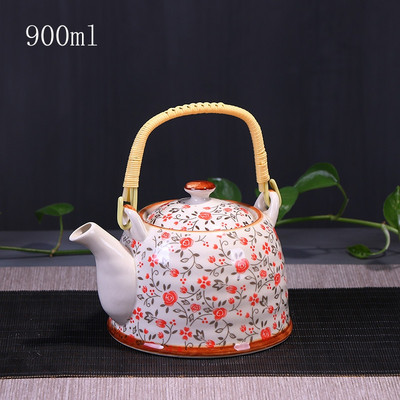 Τσαγιέρα China Porcelain with Strainer Net High Capacity 500 900ML Traditional Chinese Retro Ceramic Tea Set
